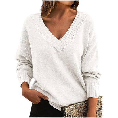Svea™ | Chic kashmir V-tröja