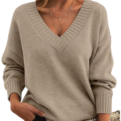 Svea™ | Chic kashmir V-tröja