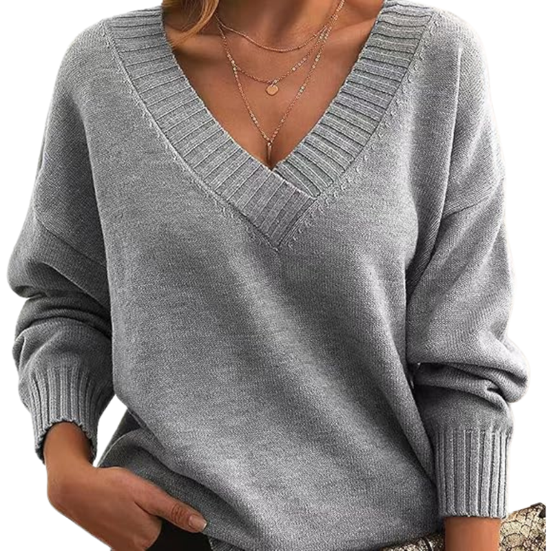 Svea™ | Chic kashmir V-tröja