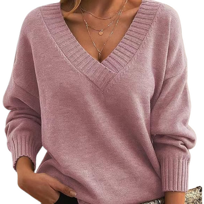 Svea™ | Chic kashmir V-tröja
