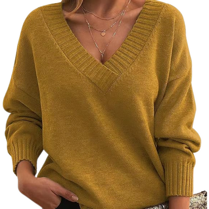 Svea™ | Chic kashmir V-tröja